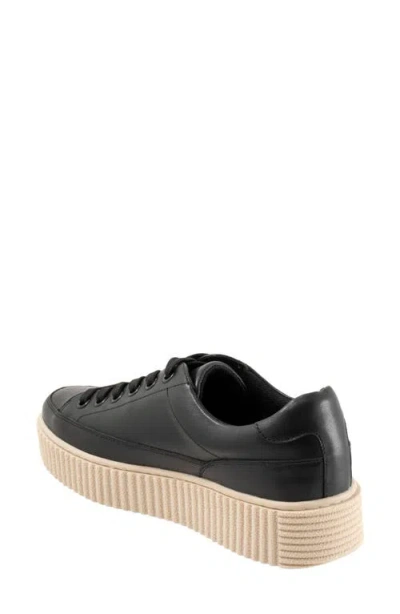 Trotters Baylor Platform Sneaker In Black