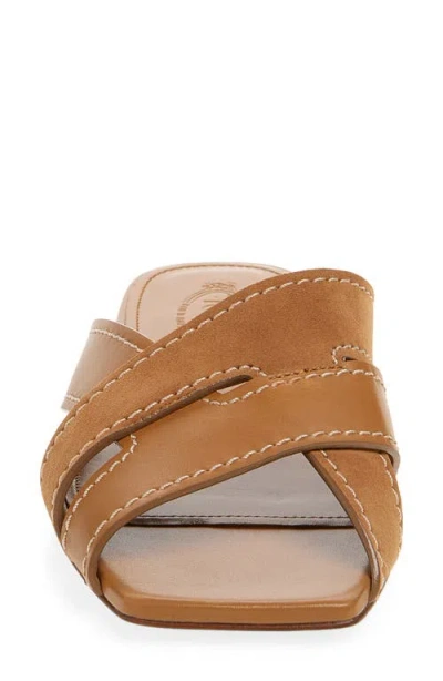 Tod's Women Brown Leather Sandals, 7.5/8.5 Luxury Sandals & Floaters For Women Darveys