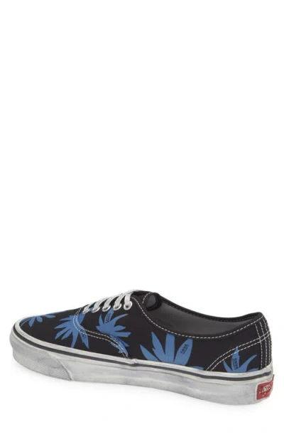 Vans Premium Authentic Print Sneakers In Blue