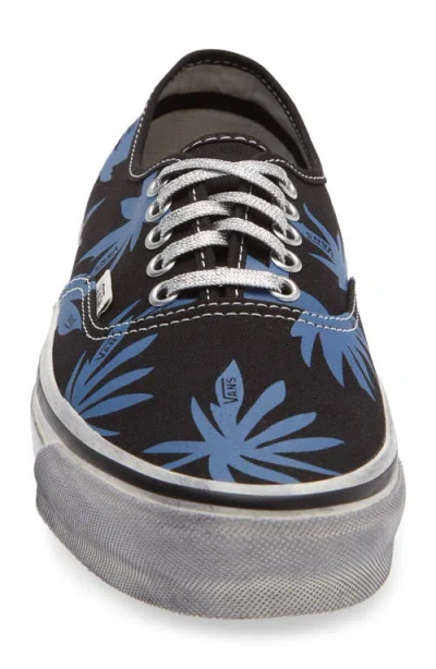 Vans Premium Authentic Print Sneakers In Blue