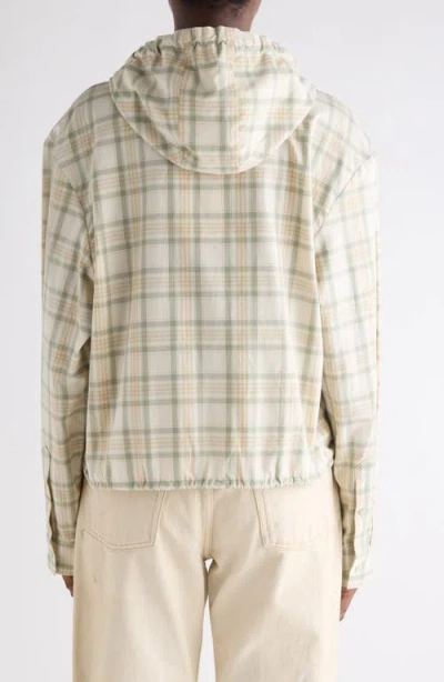 Acne Studios Ofass Summery Check Jacket In Multi