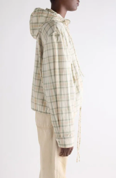 Acne Studios Ofass Summery Check Jacket In Multi