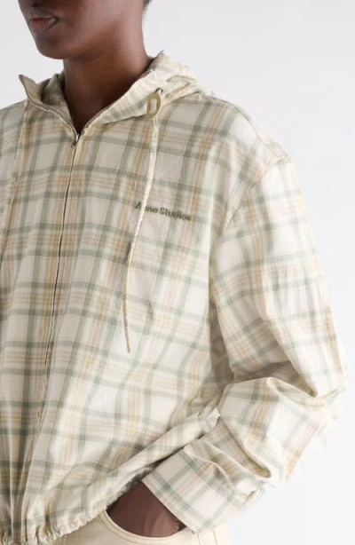 Acne Studios Ofass Summery Check Jacket In Multi