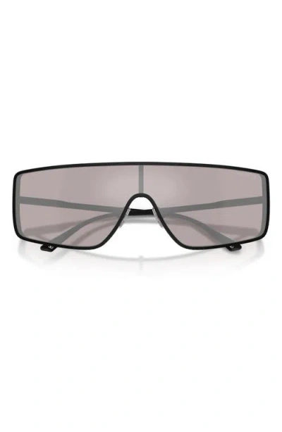 Jimmy Choo 140mm Gradient Rectangular Shield Sunglasses In Black