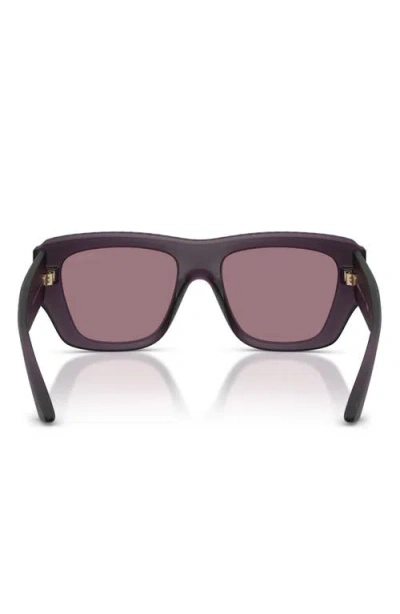 Jimmy Choo 54mm Rectangular Sunglasses In Purple