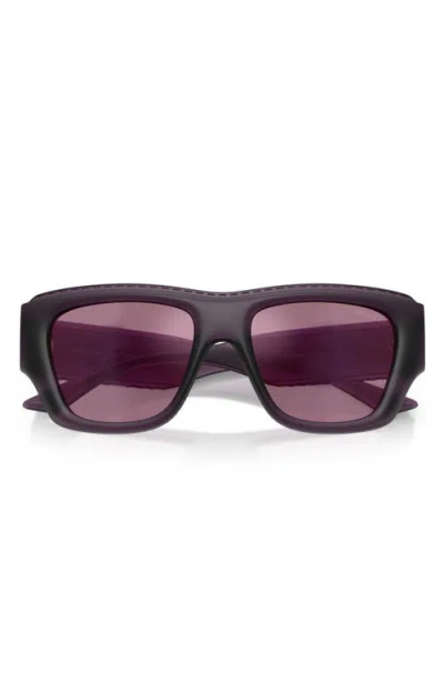 Jimmy Choo 54mm Rectangular Sunglasses In Purple