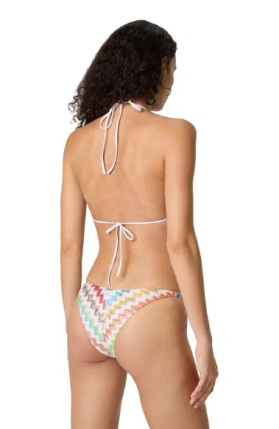 Missoni Bikini In Lamé Viscose With Micro Zigzag Pattern In Multi