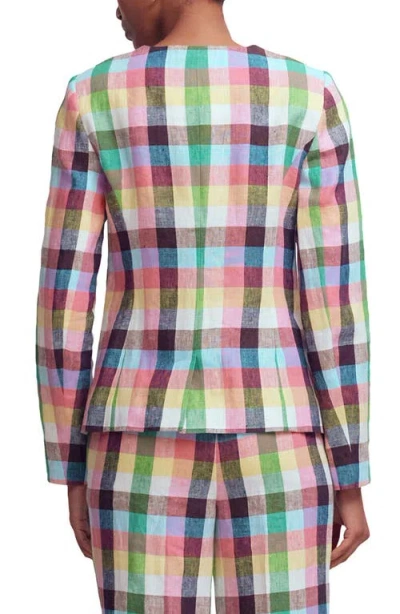 Boden Hampstead Linen Blazer In Multi