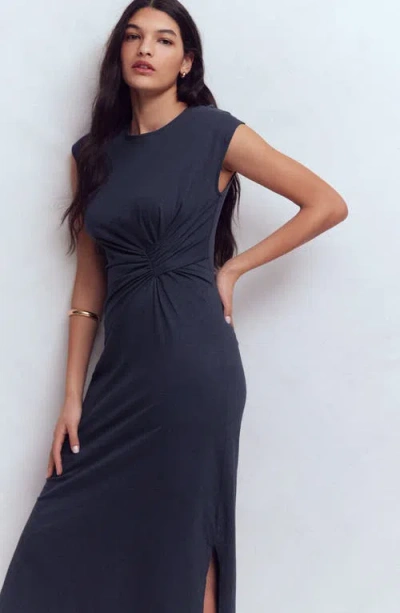 Boden Delilah Twist Midi Dress In Blue