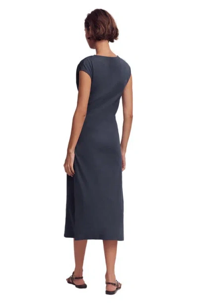 Boden Delilah Twist Midi Dress In Blue