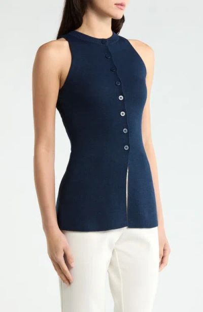 Aligne Daphne Sweater Vest In Blue