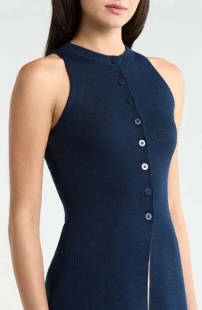 Aligne Daphne Sweater Vest In Blue