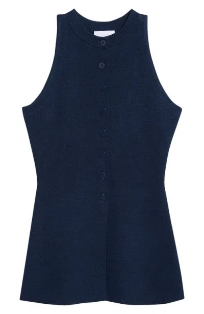 Aligne Daphne Sweater Vest In Blue