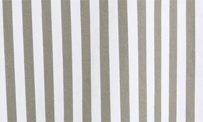 Spanx ® Oversize Stripe Short Sleeve Button-up Shirt In Multi