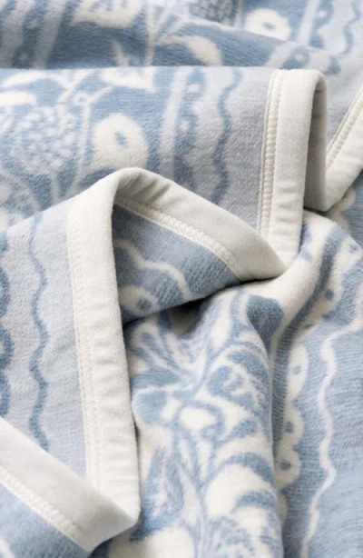Chappywrap Clara Stripe Throw Blanket In Blue