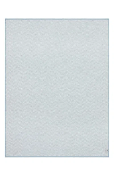 Chappywrap Harborview Herringbone Throw Blanket In Blue