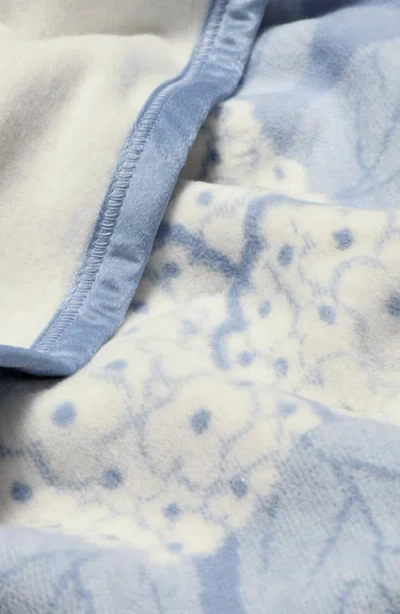 Chappywrap Hydrangeas Bluebell Throw Blanket In Blue