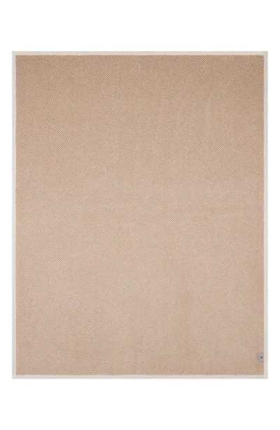 Chappywrap Harborview Herringbone Throw Blanket In Neutral