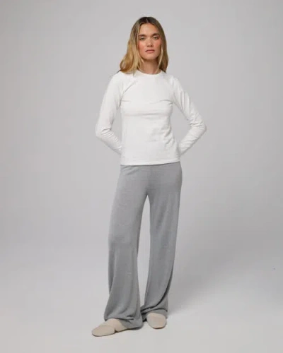 Juana Nilo Knitted Pull-on Pants In Gray