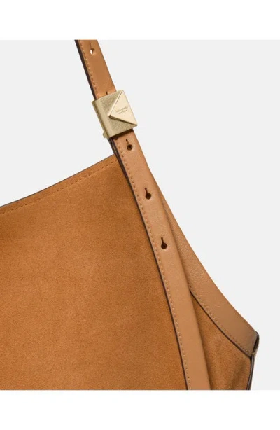 Kate Spade New York Deco Suede Tulip Tote Bag In Brown