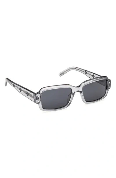 Mcm 54mm Rectangular Sunglasses In Gray