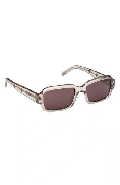 Mcm 54mm Rectangular Sunglasses In White