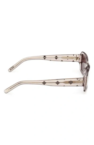 Mcm 54mm Rectangular Sunglasses In White