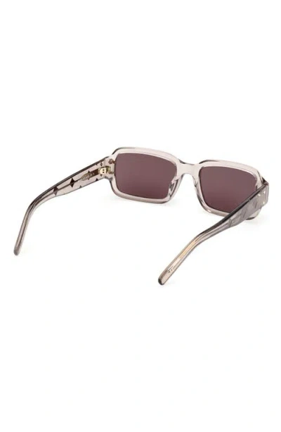 Mcm 54mm Rectangular Sunglasses In White