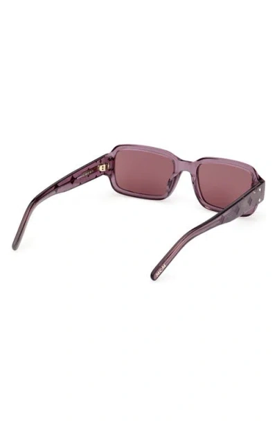 Mcm 54mm Rectangular Sunglasses In White