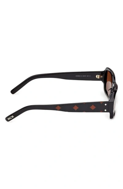 Mcm 54mm Rectangular Sunglasses In White
