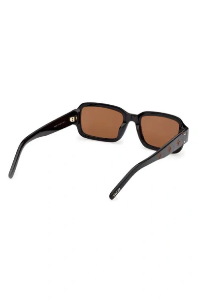 Mcm 54mm Rectangular Sunglasses In White