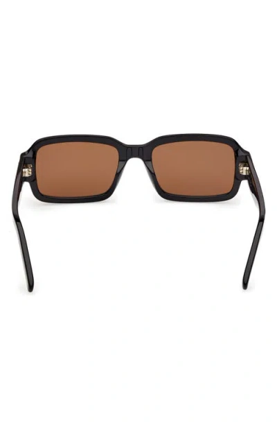 Mcm 54mm Rectangular Sunglasses In White