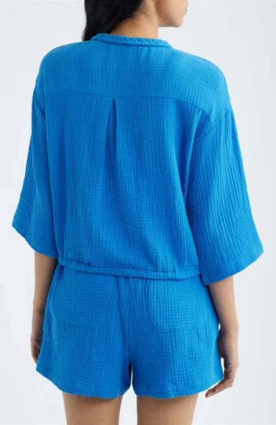 City Blues Zip Front Jacket In Multi
