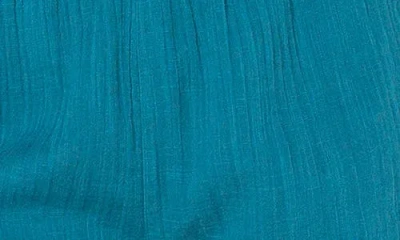 Roxy Seafront Cotton Shorts In Blue