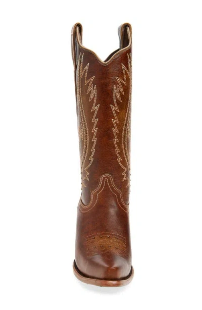 Circle G Stud Embroidered Western Boot In Multi