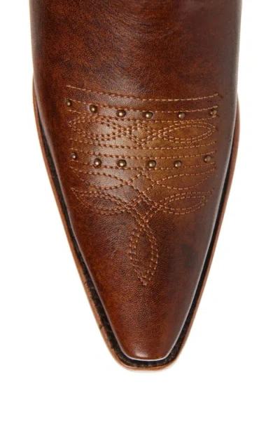 Circle G Stud Embroidered Western Boot In Multi