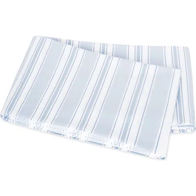 Matouk Elio Flat Sheet In Blue