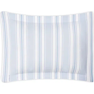 Matouk Elio Striped King Sham In Blue