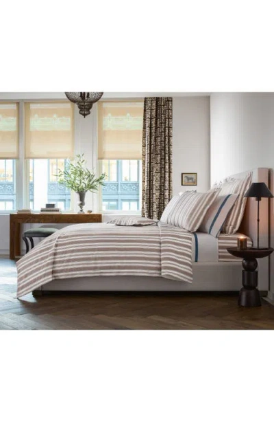 Matouk Elio Striped King Sham In Blue