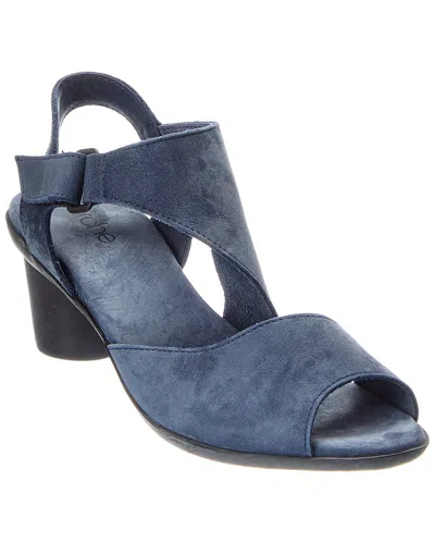 Arche Elexus Leather Sandal In Blue