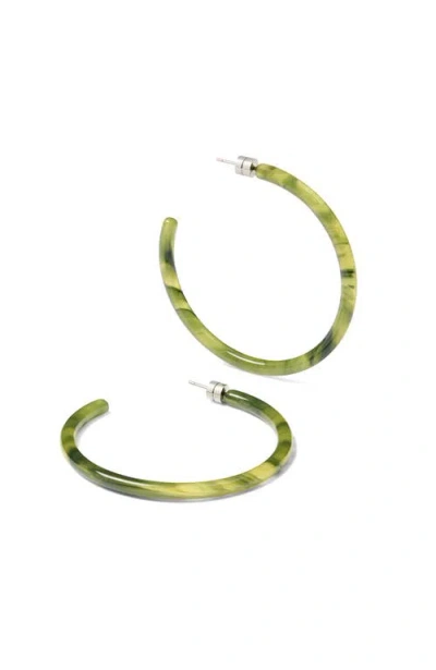 Machete Large Hoops In Green