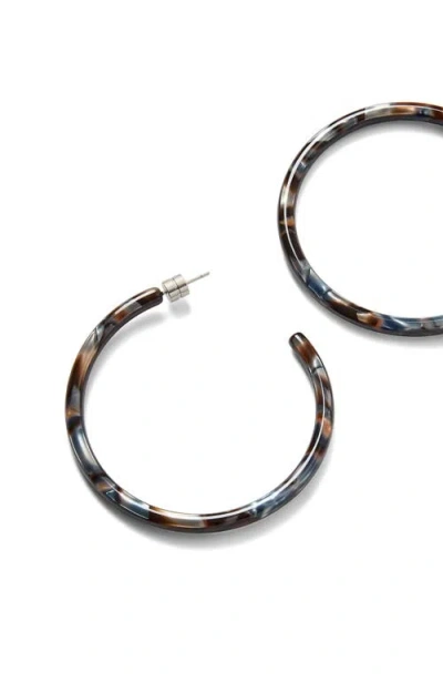 Machete Large Hoops In Brown