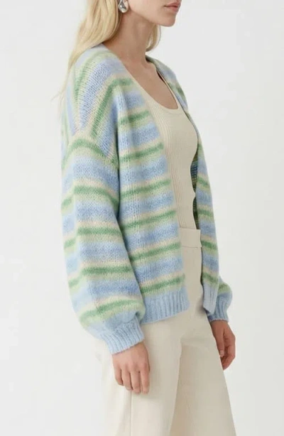 Vero Moda Maybe Stripe Open Front Cardigan In Multi