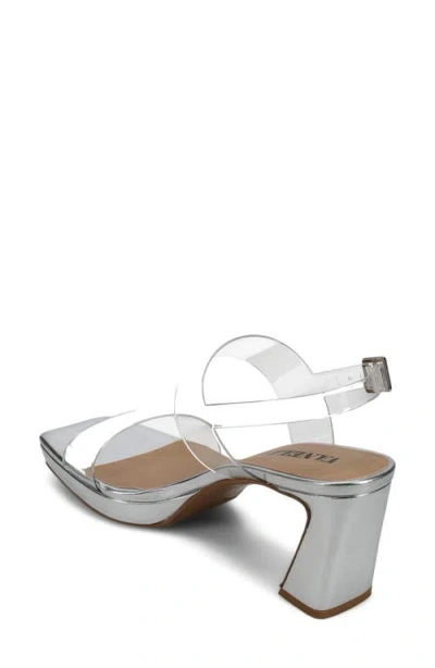 Vaneli Maida Slingback Platform Sandal In Transparent