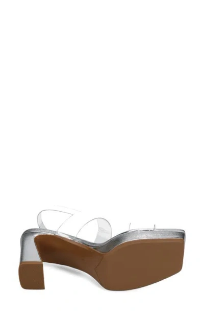 Vaneli Maida Slingback Platform Sandal In Transparent