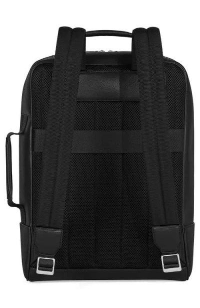 Montblanc Sartorial Rectangular Backpack In Black