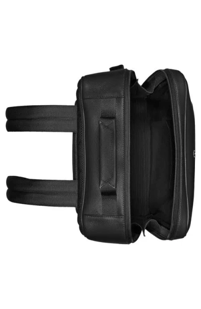 Montblanc Sartorial Rectangular Backpack In Black