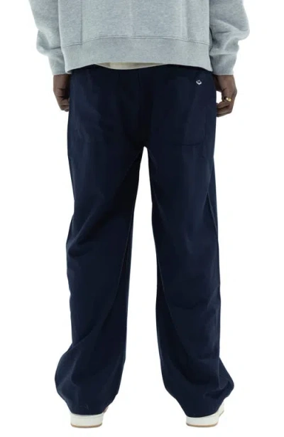 Vouseti Pleated Slacks In Blue