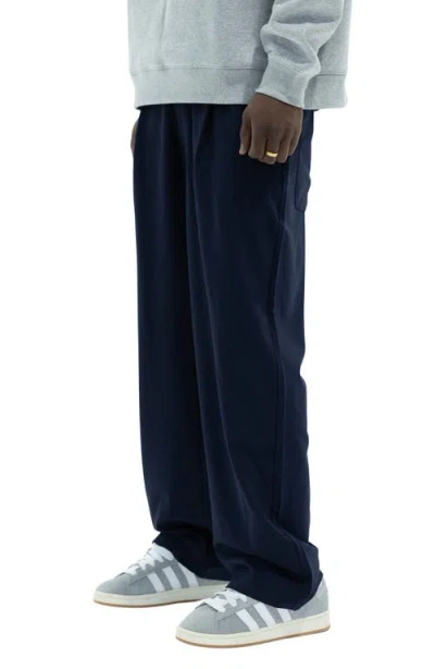 Vouseti Pleated Slacks In Blue