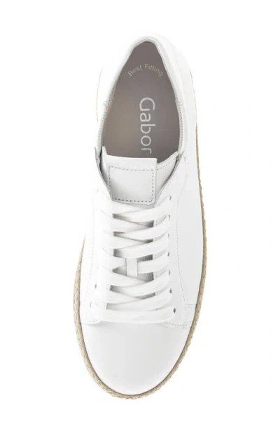 Gabor 83.270 Platform Sneaker In White